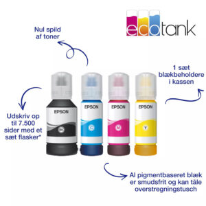 Forbrugsstoffer til EPSON EcoTank ET-16655
